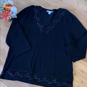 Dress barn black women’s top